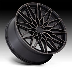 Niche Calabria 6 NC278MT Machined Black Dark Tint Custom Wheels 2